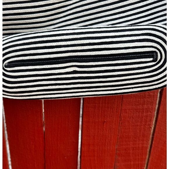Villager by Liz Claiborne Striped Black and White Women's Tote Bag - Picture 3 of 11